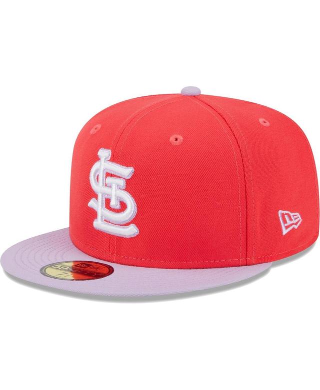 Mens New Era Red St. Louis Cardinals Spring Color Two-Tone 59FIFTY Fitted Hat - Red Product Image