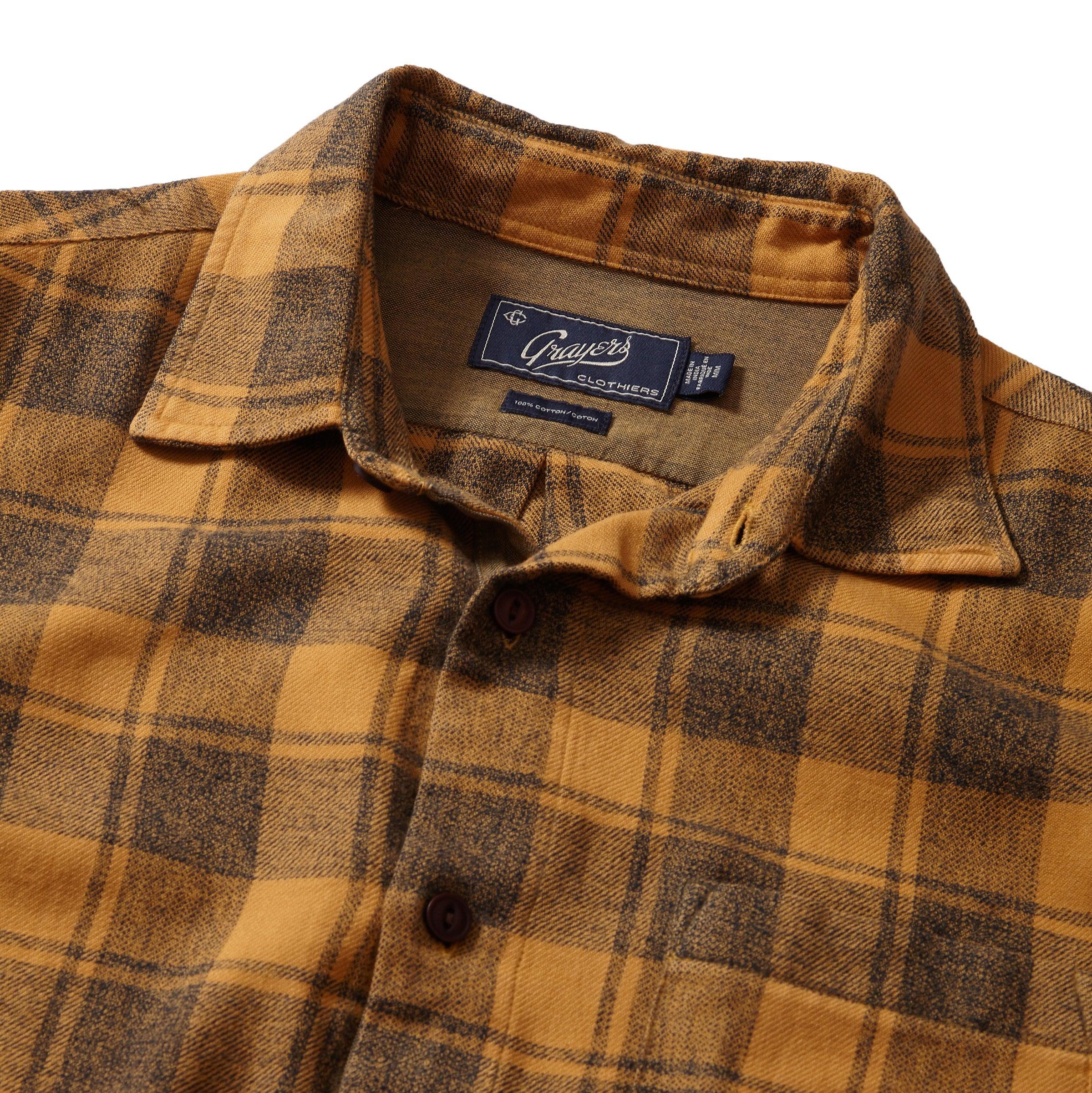 Jaspe Midweight Twill - Spruce Yellow Plaid Product Image