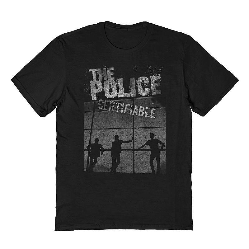 Mens The Police Tee Black Product Image