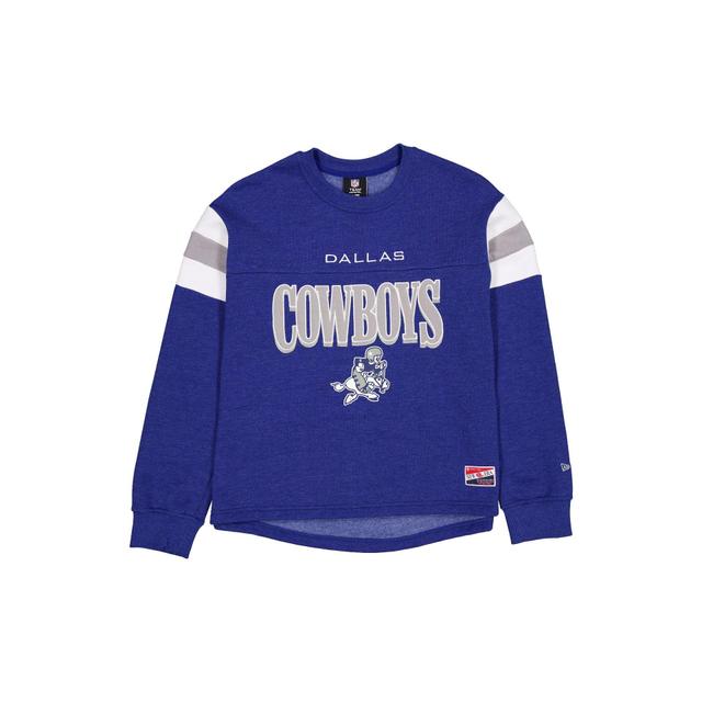 Dallas Cowboys Throwback Women's Crewneck Female Product Image