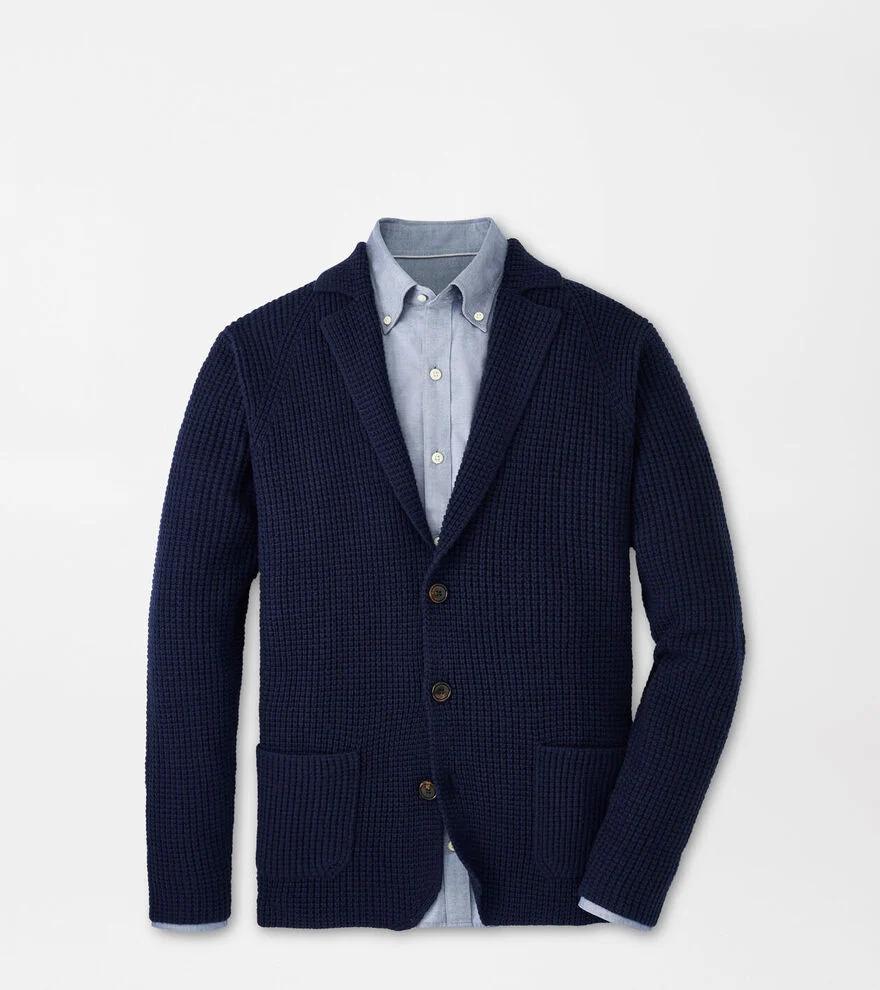 Men's Birch Wool and Cashmere Sweater Blazer Product Image