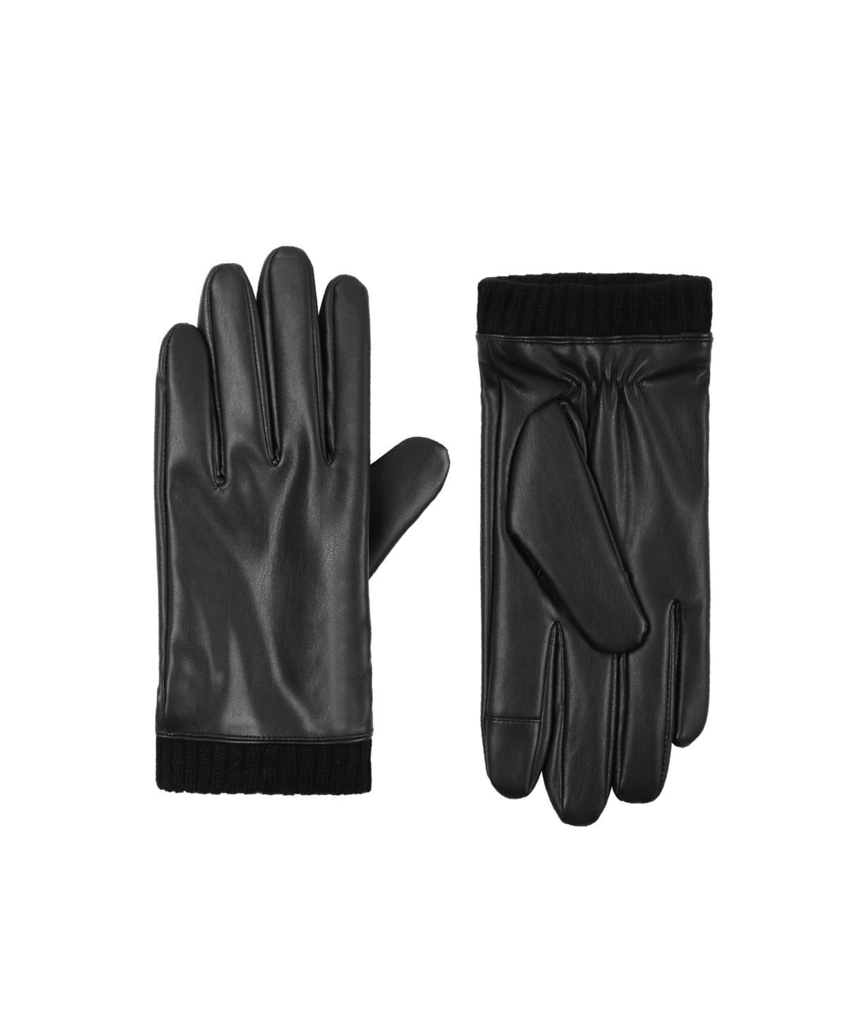 Calvin Klein Mens Knit Cuff Gloves Product Image