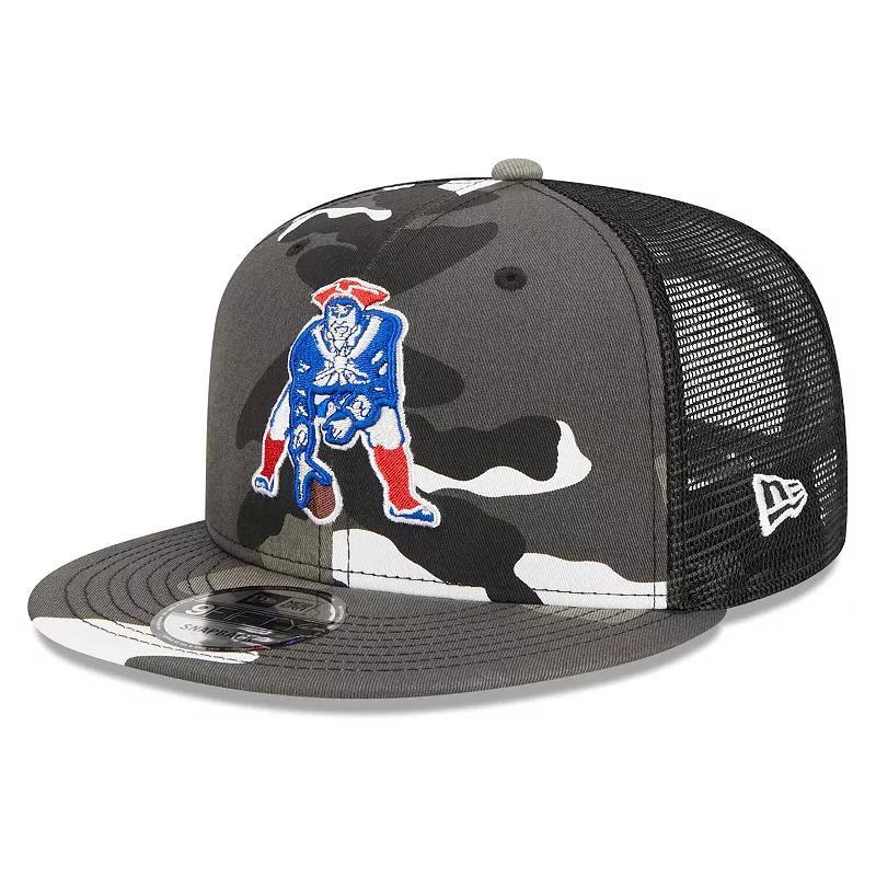 Mens New Era Urban Camo New England Patriots 9FIFTY Trucker Snapback Hat Product Image