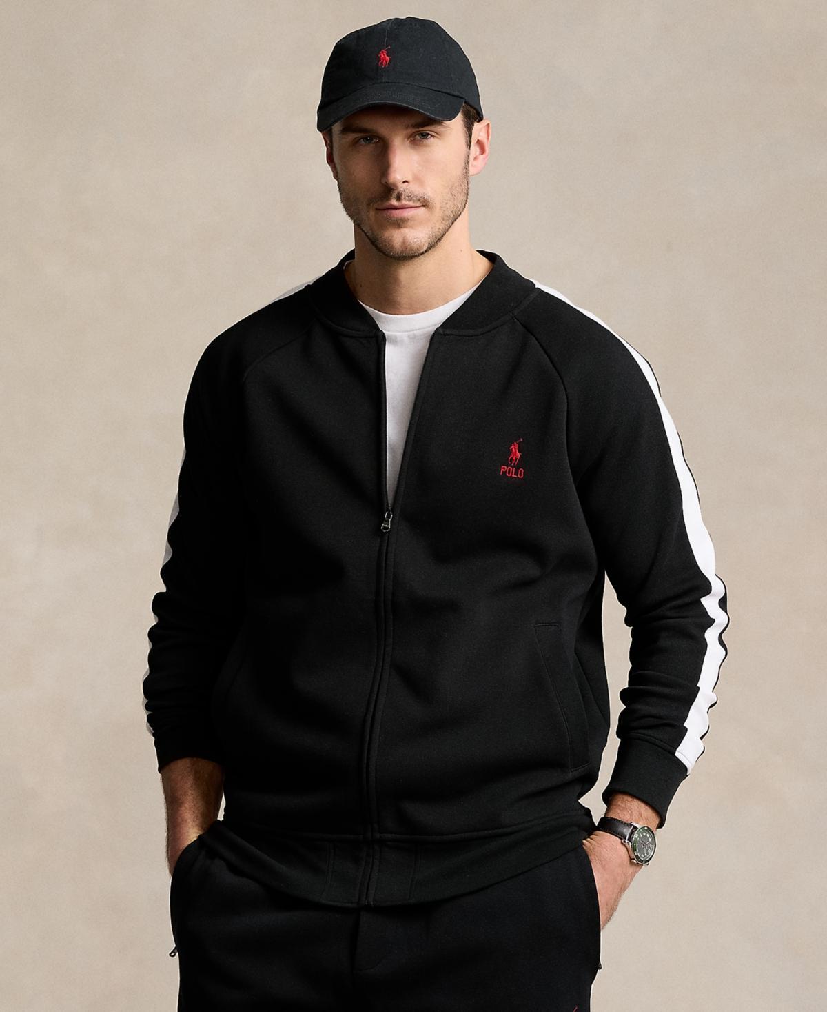 Polo Ralph Lauren Mens Big & Tall Double-Knit Mesh Baseball Jacket Product Image