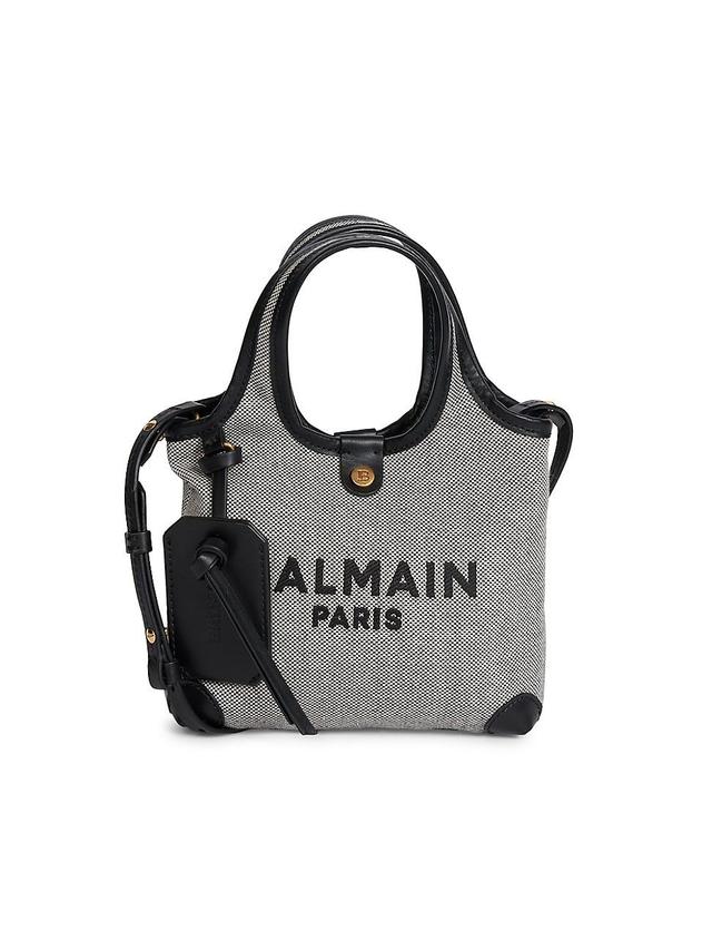 Womens Mini B-Army Logo Canvas Grocery Bag Product Image