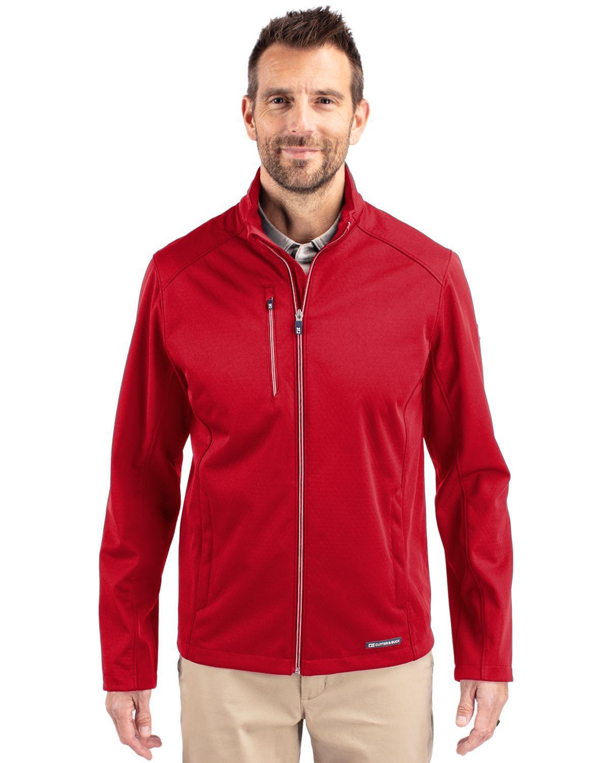 Cutter & Buck Evoke Eco Softshell Recycled Full Zip Mens Jacket Product Image