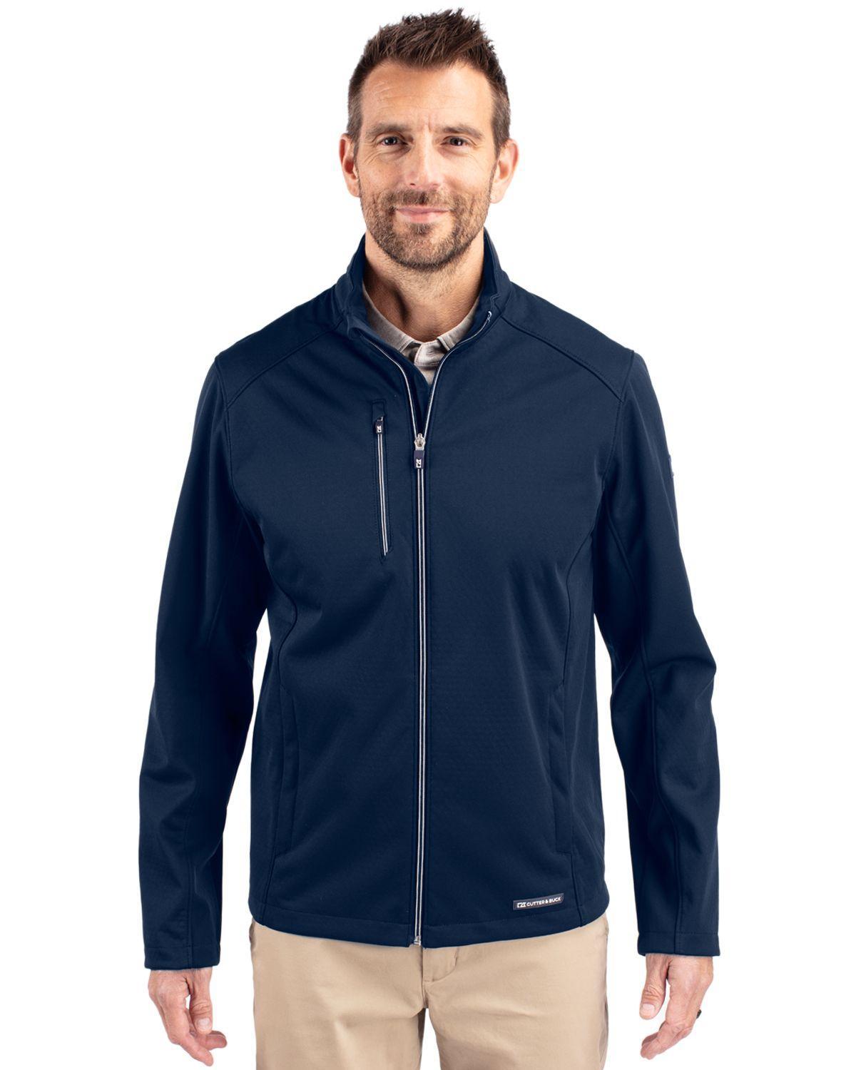 Cutter & Buck Evoke Eco Softshell Recycled Full Zip Mens Jacket Product Image