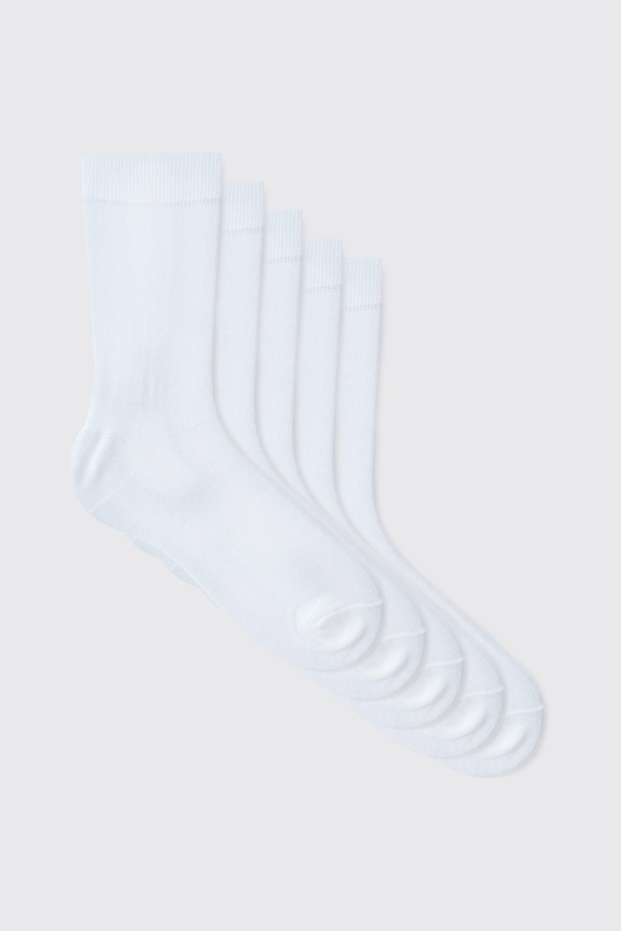 5 Pack Plain Socks | boohooMAN USA Product Image