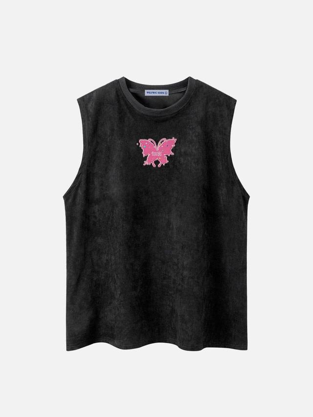 Aelfric Eden Pink Butterfly Print Tank Top Product Image