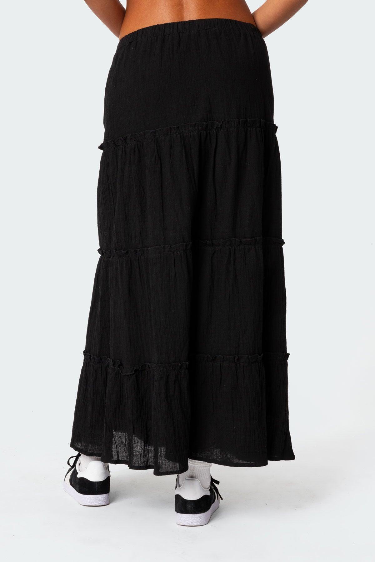 Charlotte Tiered Maxi Skirt Product Image