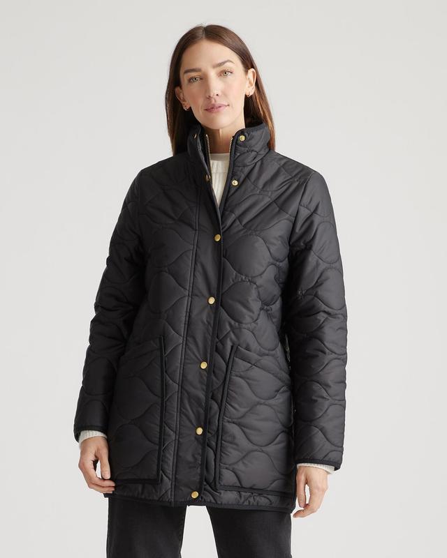 Featherless Quilted Long Puffer Jacket Product Image