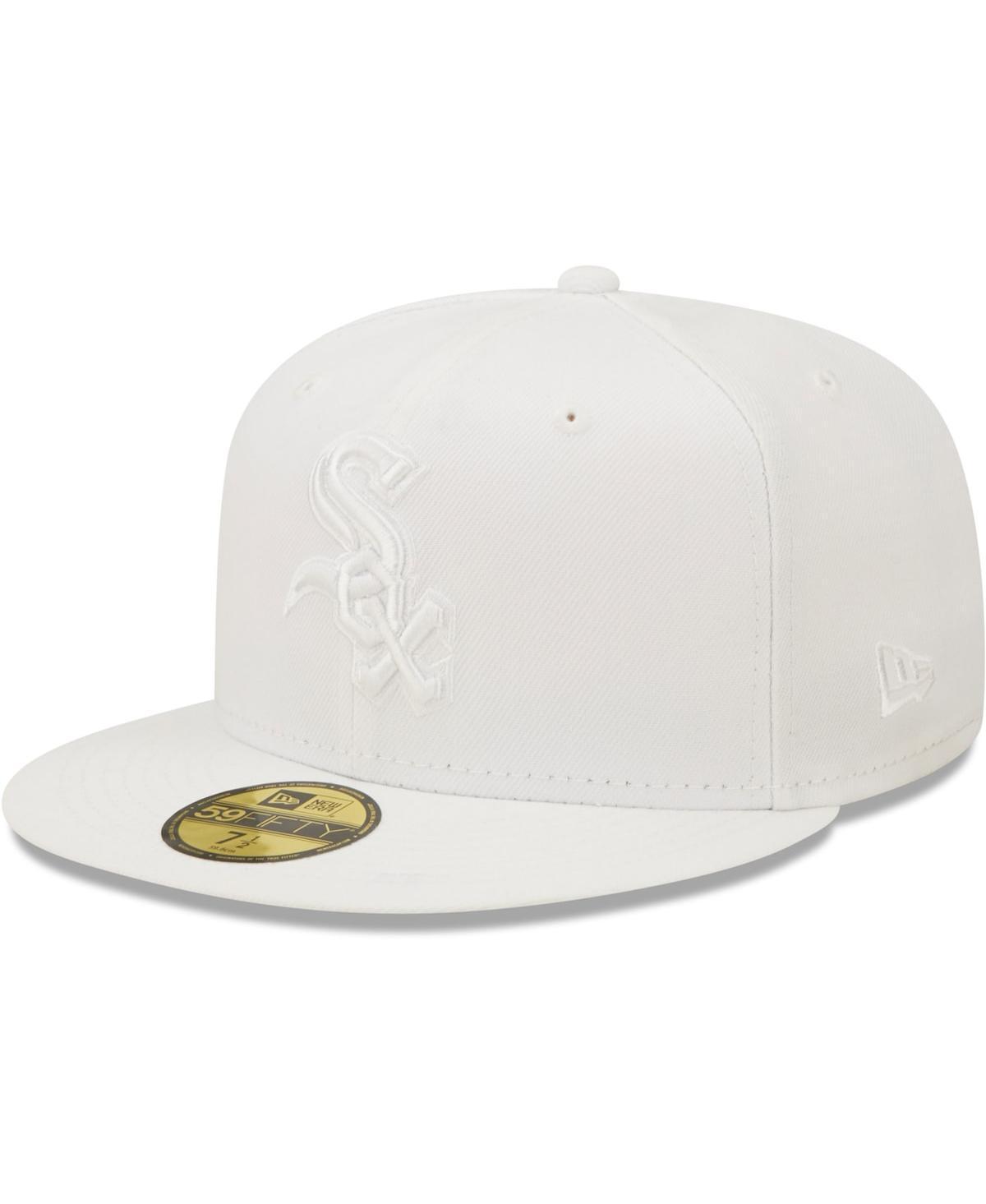 Mens New Era Chicago White Sox White 59FIFTY Fitted Hat Product Image