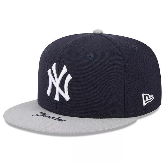 Mens New Era Navy/Gray New York Yankees On Deck 59FIFTY Fitted Hat Product Image