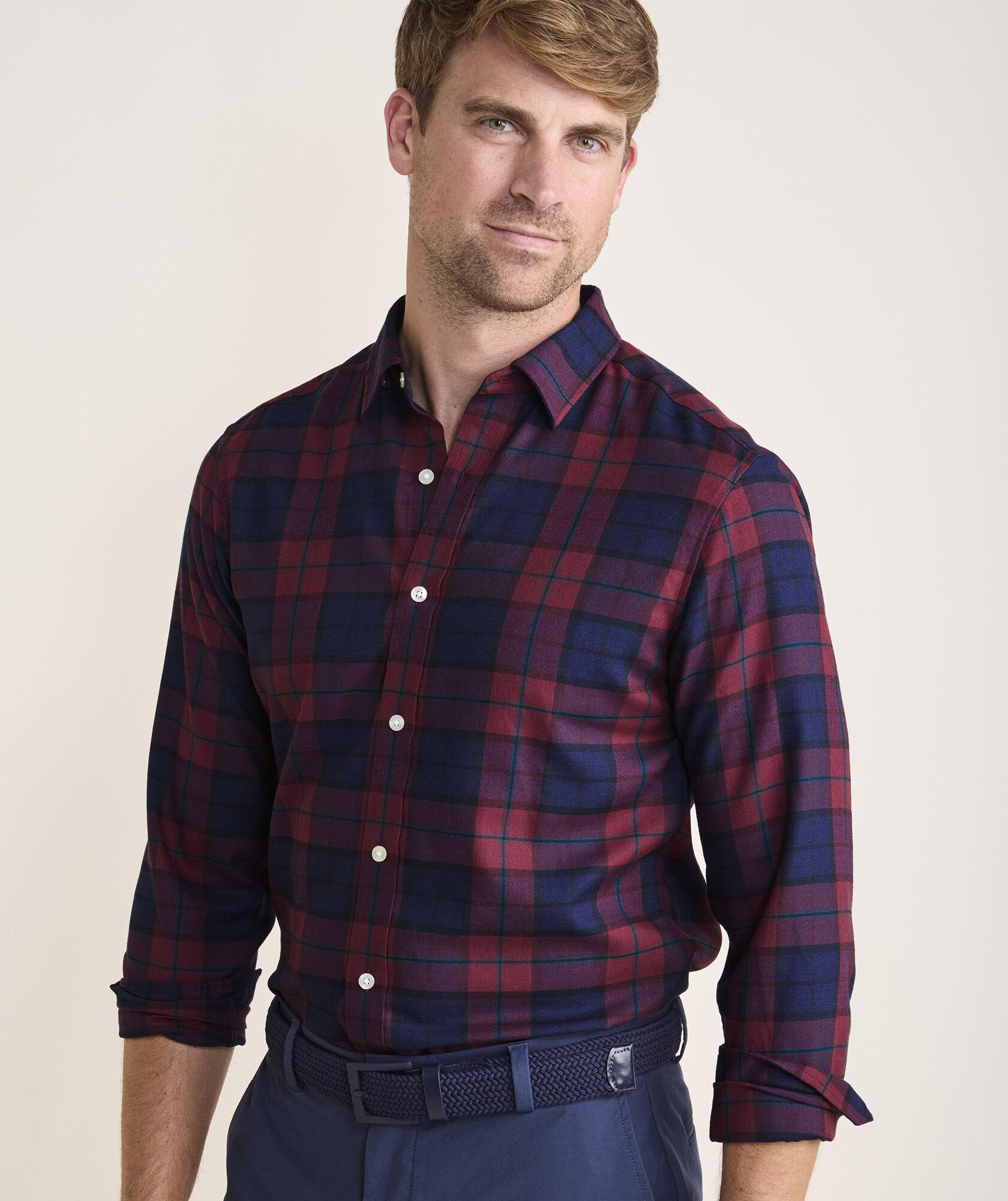 On-The-Go Brushed Twill Check Shirt Product Image