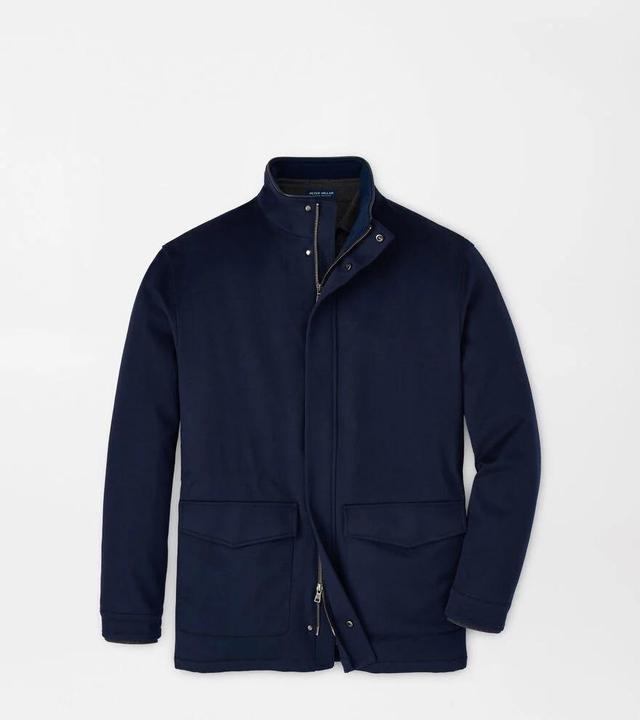 Peter Millar Mens Tempest Coat | Color: Navy | Size: S Product Image