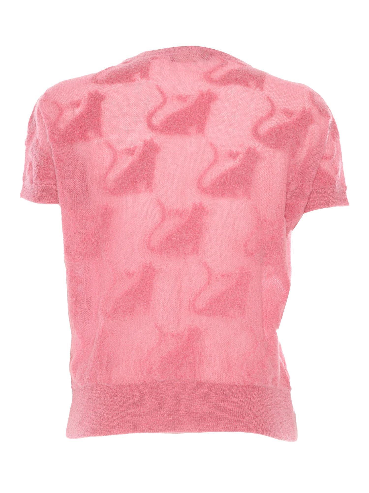 MAX MARA Studio Girocoll In Pink Product Image