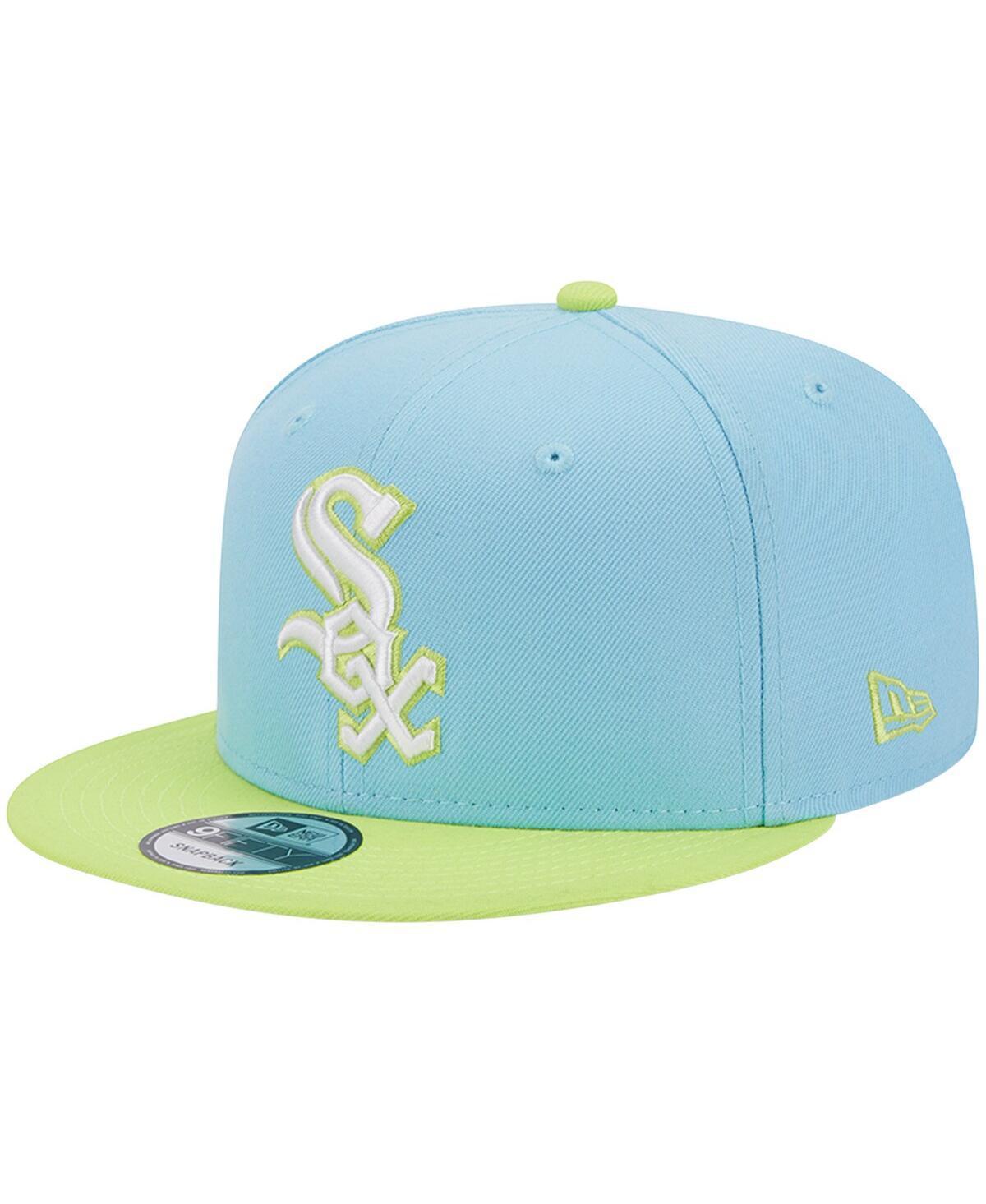 Mens New Era Blue/Neon Green Chicago White Sox Spring Basic Two-Tone 9FIFTY Snapback Hat Product Image