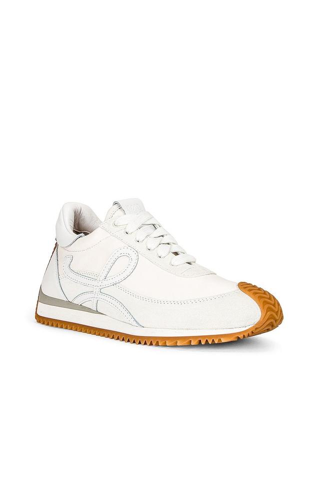 Loewe Flow Runner Sneaker in White Product Image