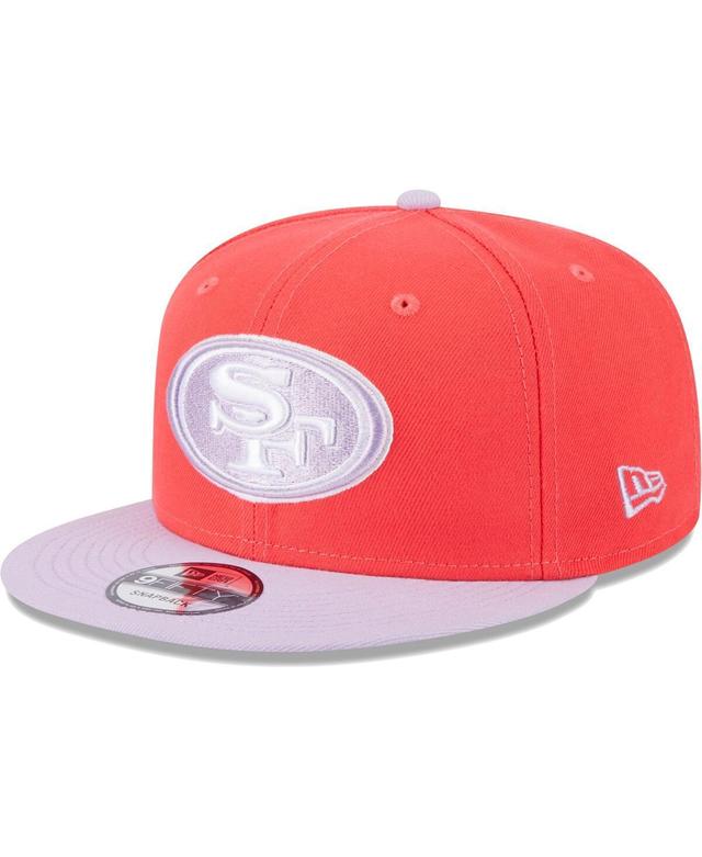 Mens New Era /Lavender San Francisco 49ers Two-Tone Color Pack 9FIFTY Snapback Hat Product Image