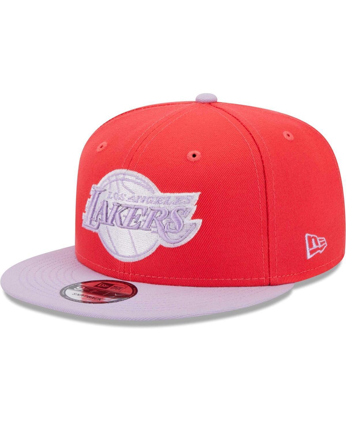 Mens New Era /Lavender Los Angeles Lakers 2-Tone Color Pack 9FIFTY Snapback Hat Product Image