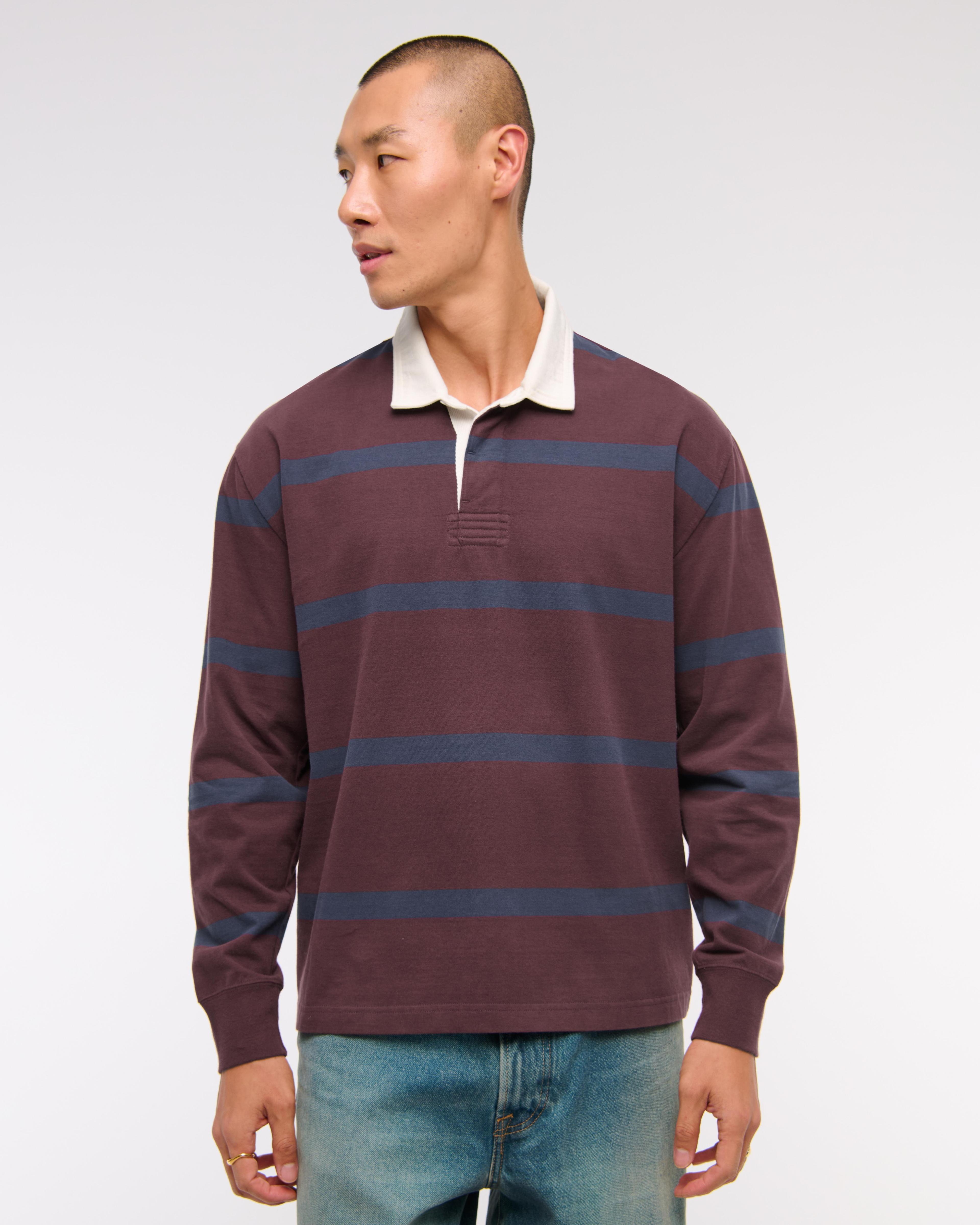 Long-Sleeve Rugby Polo Product Image