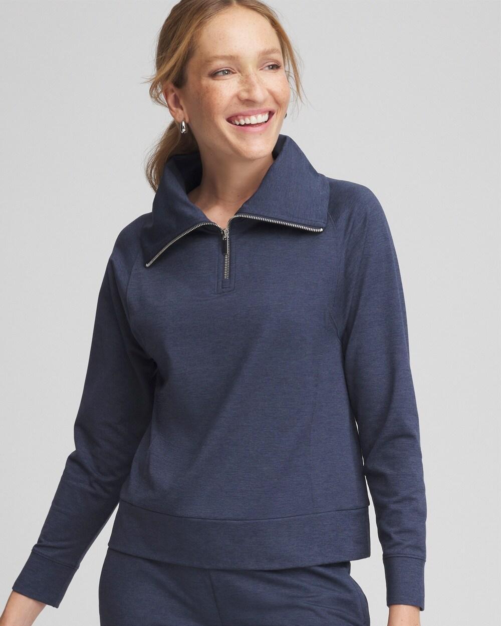 Women's Cloud Half-Zip Pullover Top Product Image