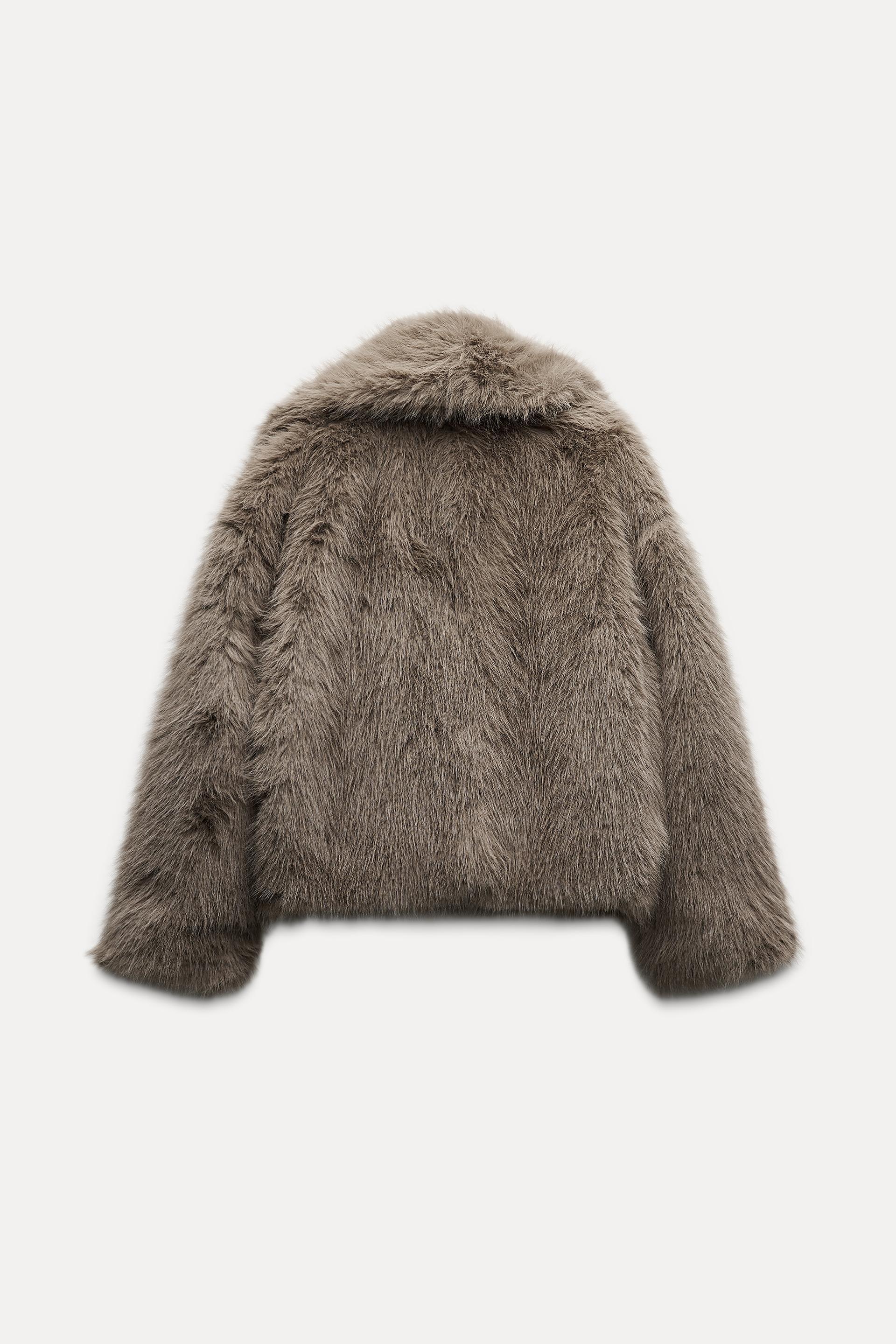 FAUX FUR SHORT COAT Product Image