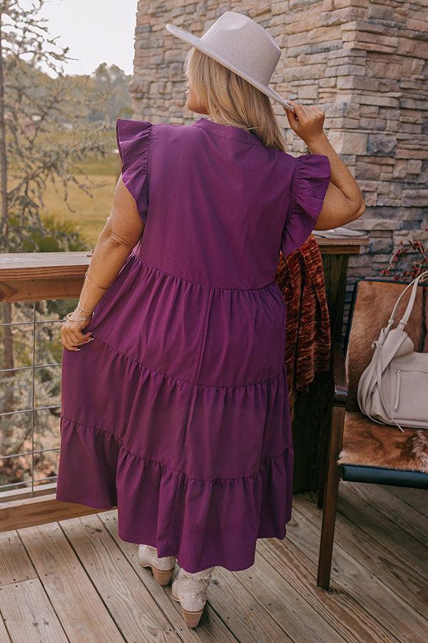 Parkside Pretty Midi In Royal Plum Curves Product Image