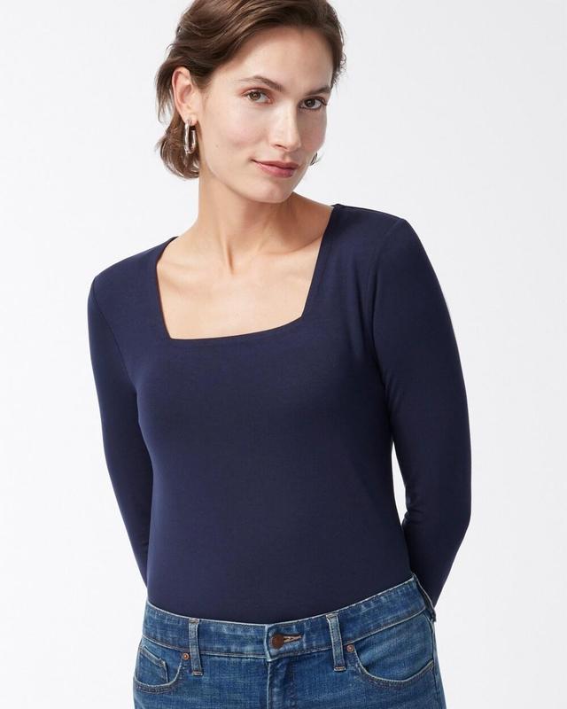 Women's Touch of Cool Square Neck Tee Product Image