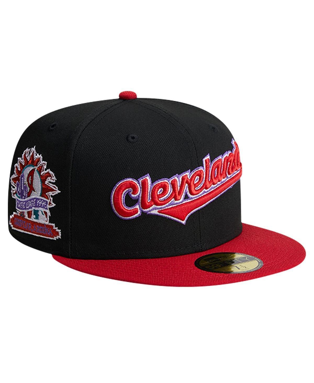 Mens New Era Cleveland Indians Cooperstown Collection Retro Spring Training 59FIFTY Fitted Hat Product Image