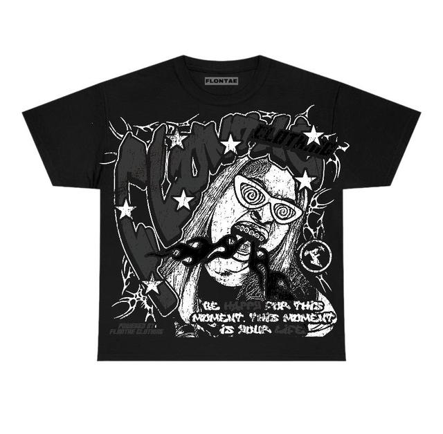 Black Cat 3s Flontae T-Shirt Losing It Graphic Product Image