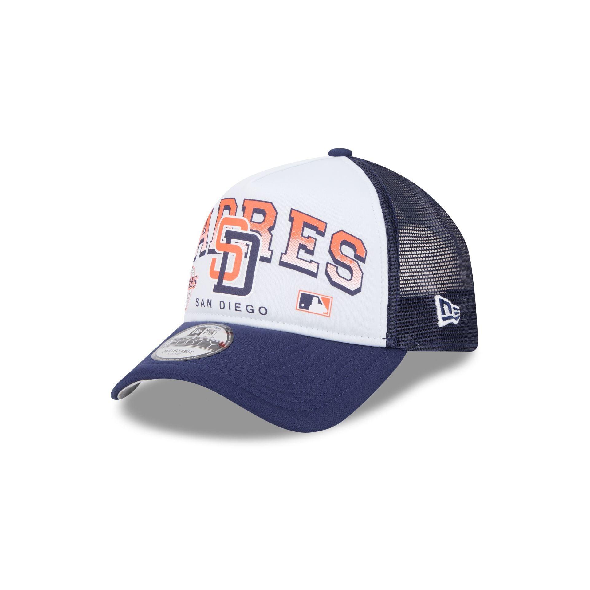 San Diego Padres Sport Classics 9FORTY A-Frame Trucker Hat Male Product Image