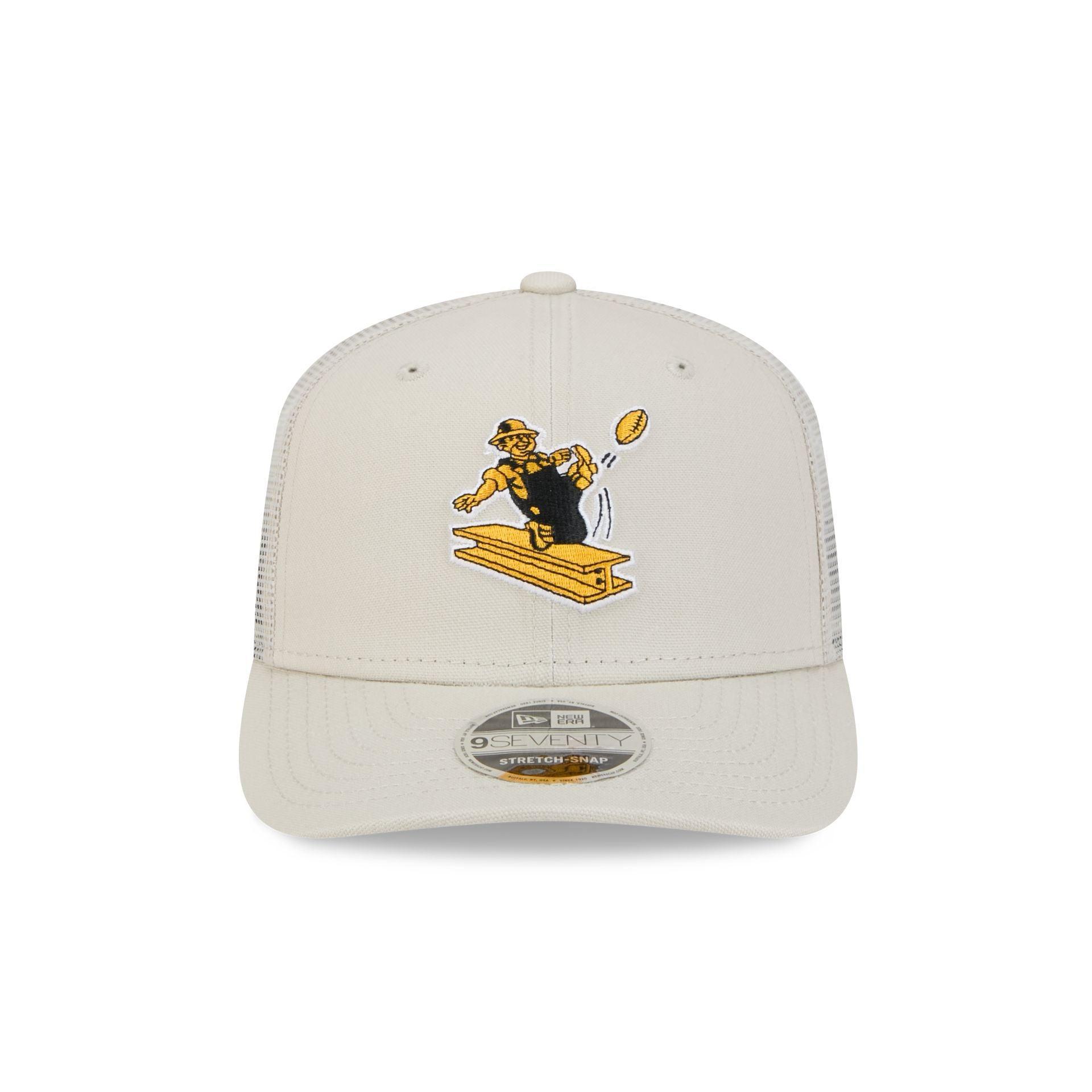 Pittsburgh Steelers Canvas 9SEVENTY Trucker Hat Male Product Image