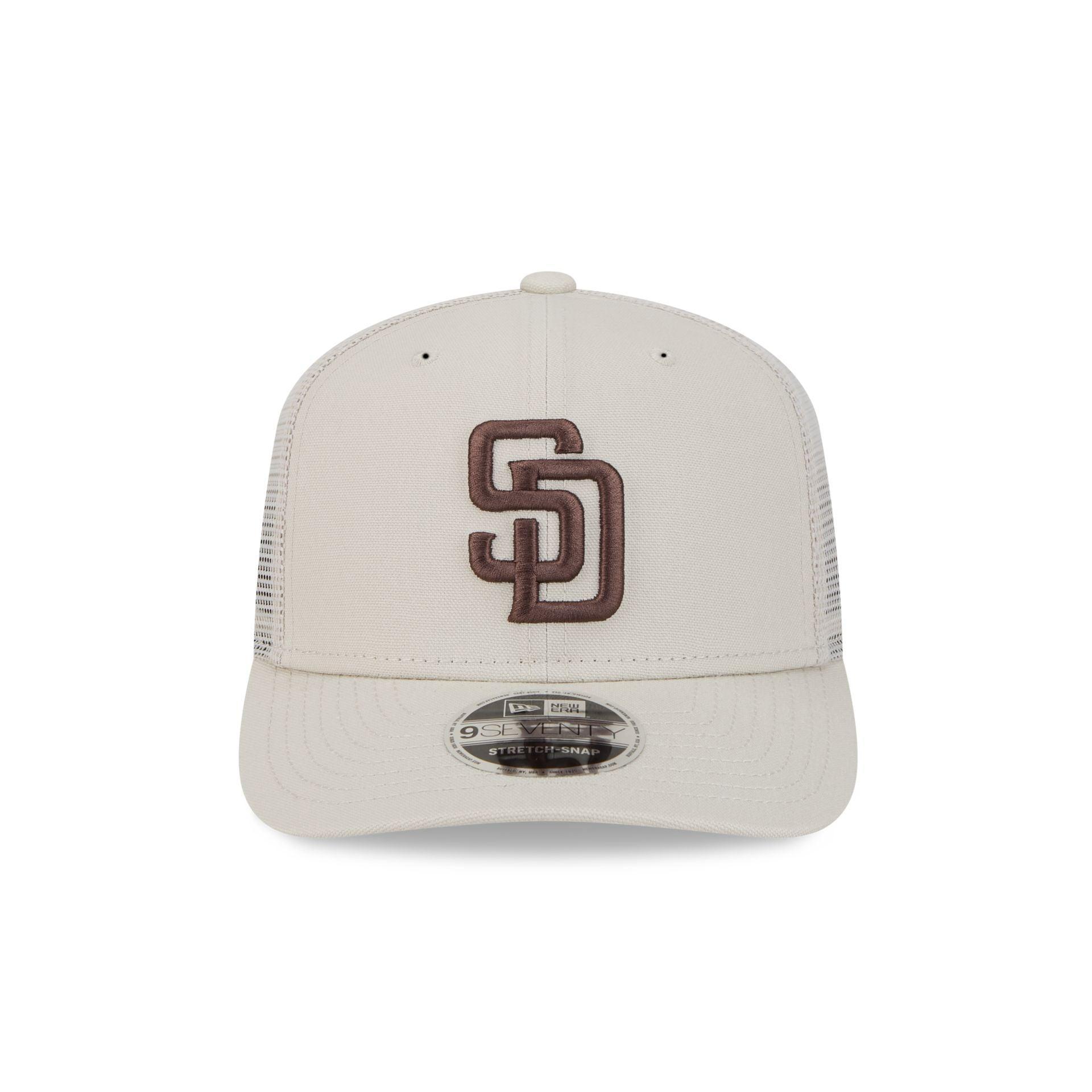 San Diego Padres Canvas 9SEVENTY Trucker Hat Male Product Image