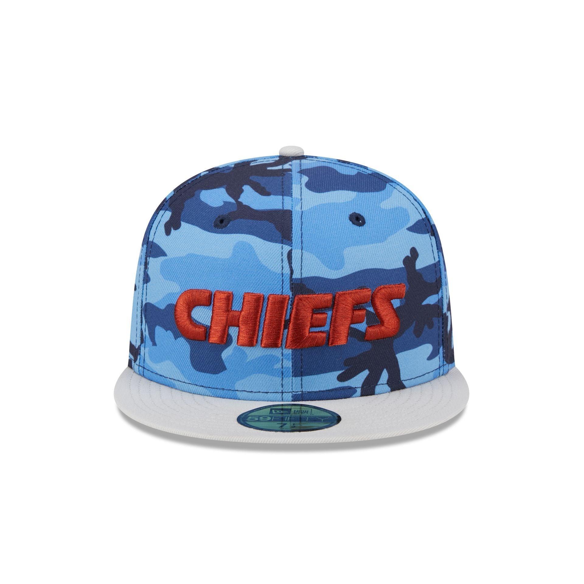 Kansas City Chiefs Blue Camo 59FIFTY Fitted Hat Male Product Image