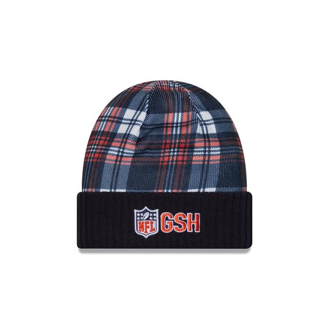 Chicago Bears 2024 Cold Weather Statement Knit Beanie Male Product Image