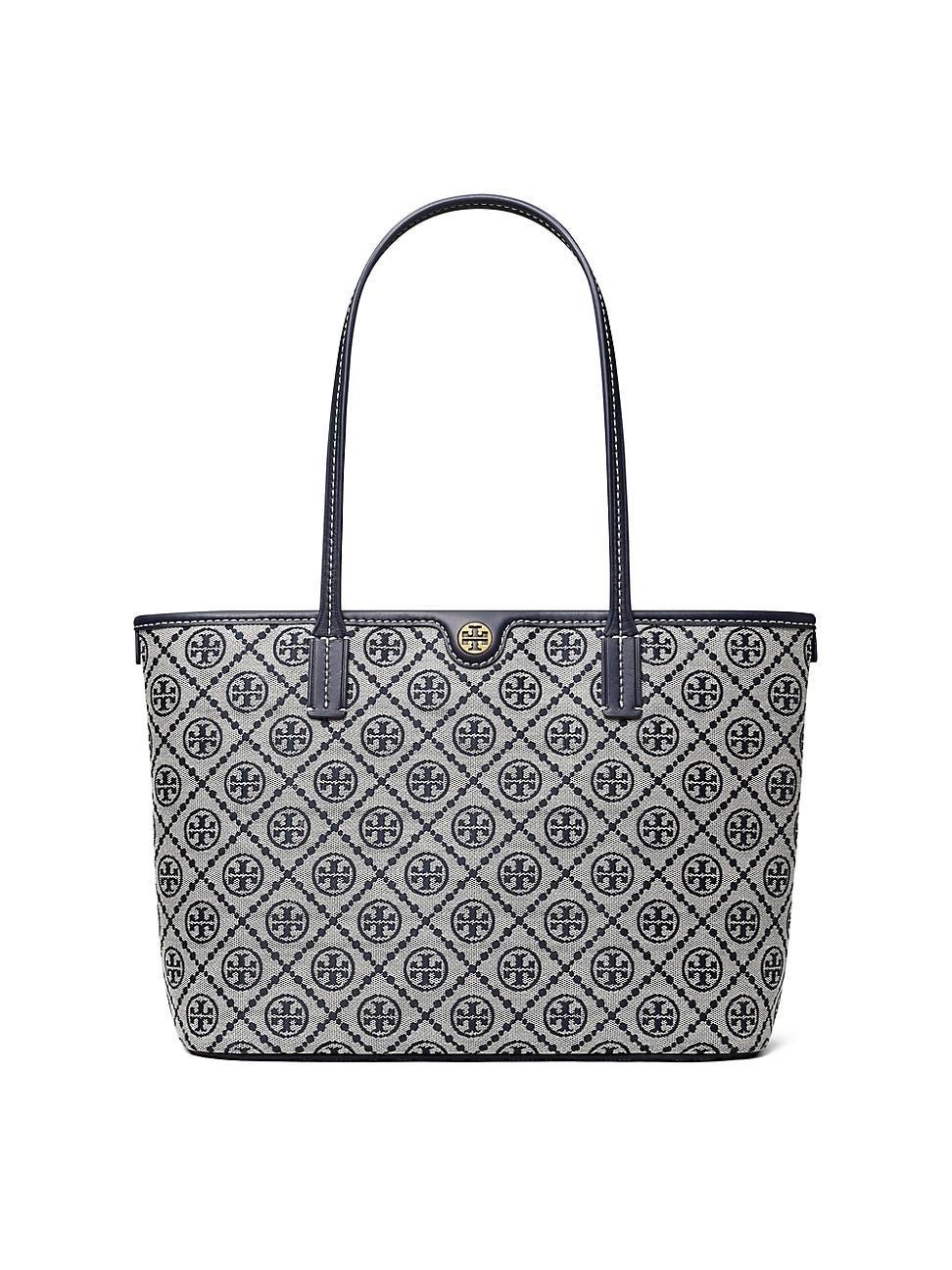 Womens Small T Monogram Zip Tote Bag Product Image