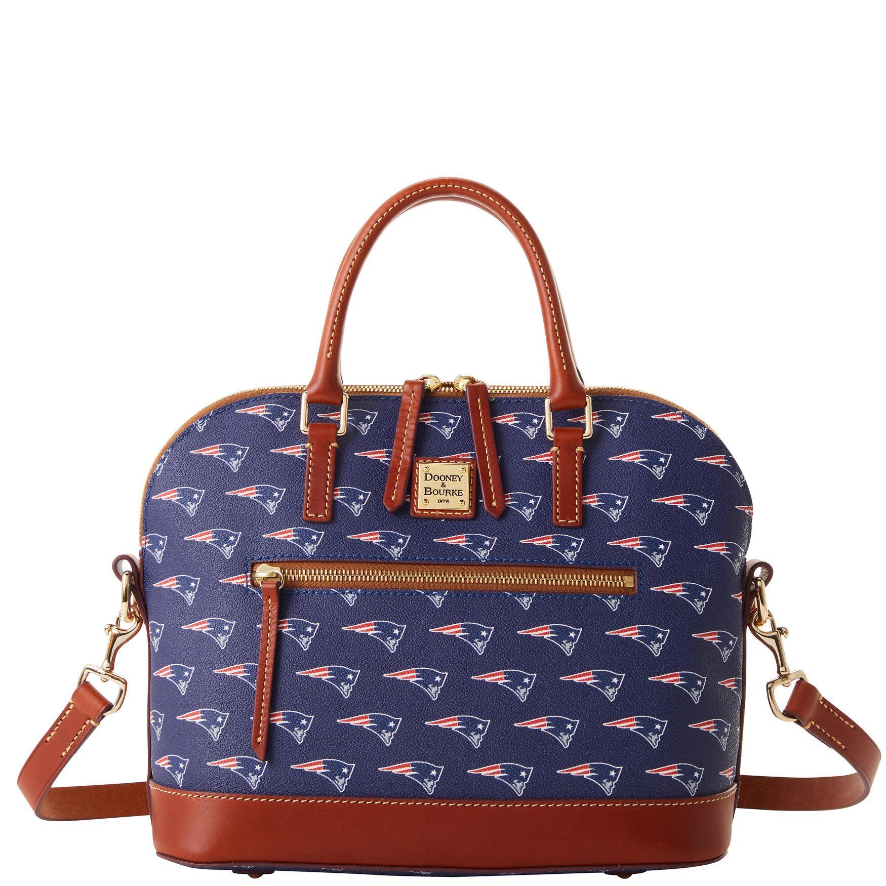 Dooney & Bourke NFL Patriots Domed Zip Satchel Product Image