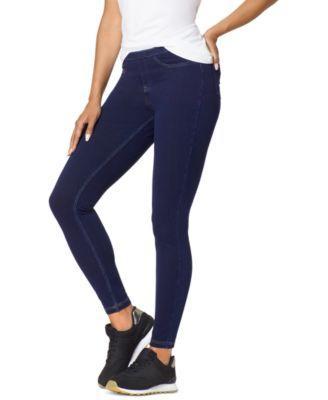 Hue Classic Stretch Denim Leggings, Regular & Plus Sizes Product Image