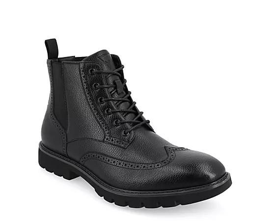 Vance Co. Bowman Tru Comfort Foam Mens Wingtip Ankle Boots Product Image