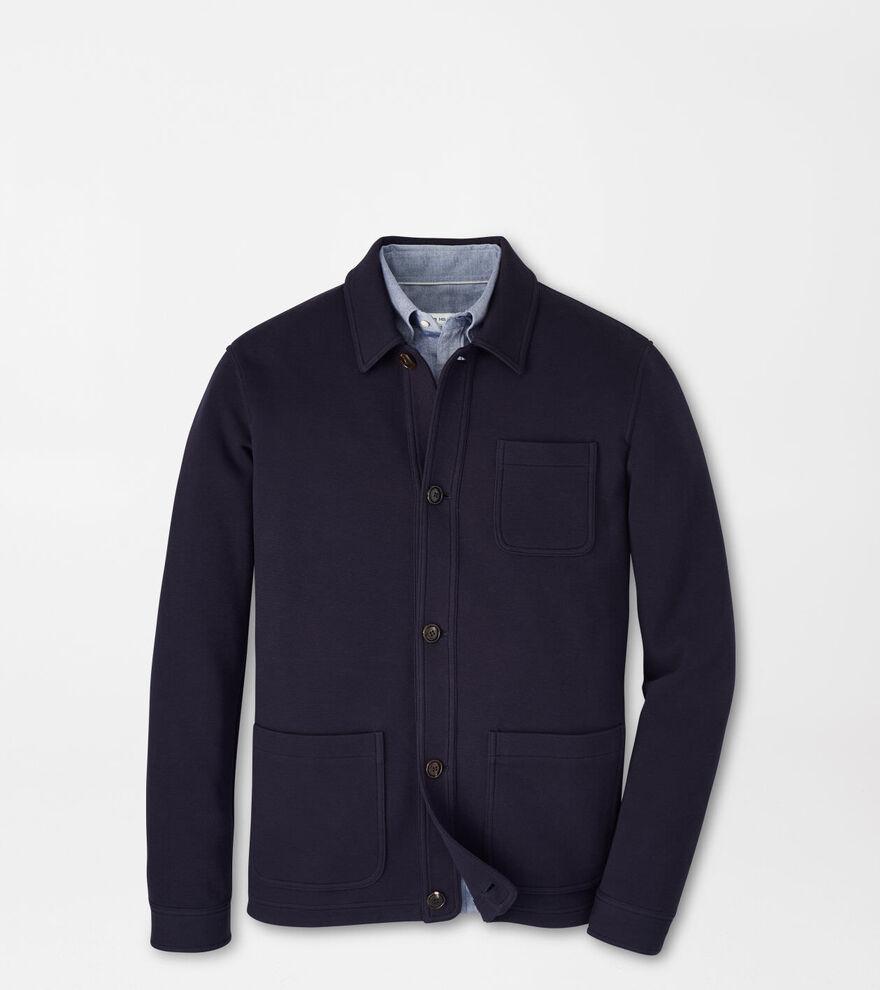 Peter Millar Mens Camden Chore Coat | Color: Navy | Size: XXL Product Image