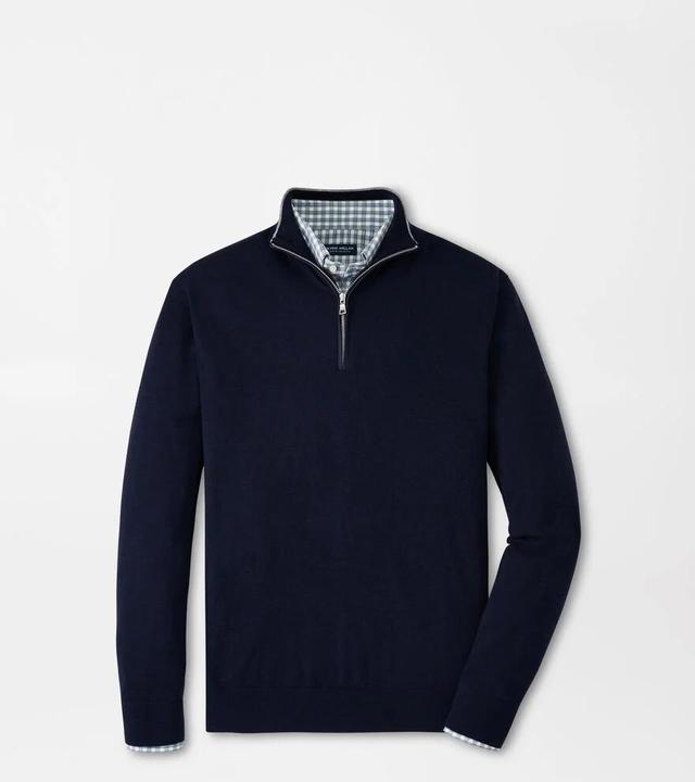 Peter Millar Crown Crafted Excursionist Flex Quarter Zip Merino Wool Blend Pullover Product Image