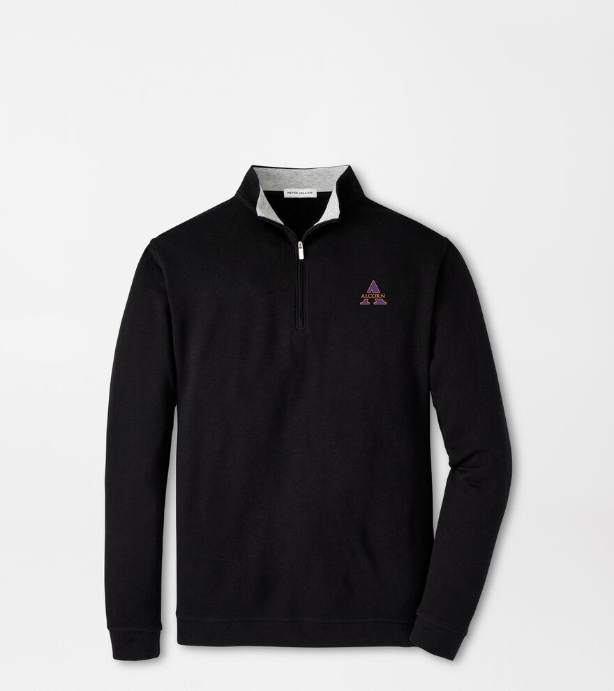 Peter Millar Mens Alcorn State Crown Comfort Pullover | Color: Black | Size: L product image