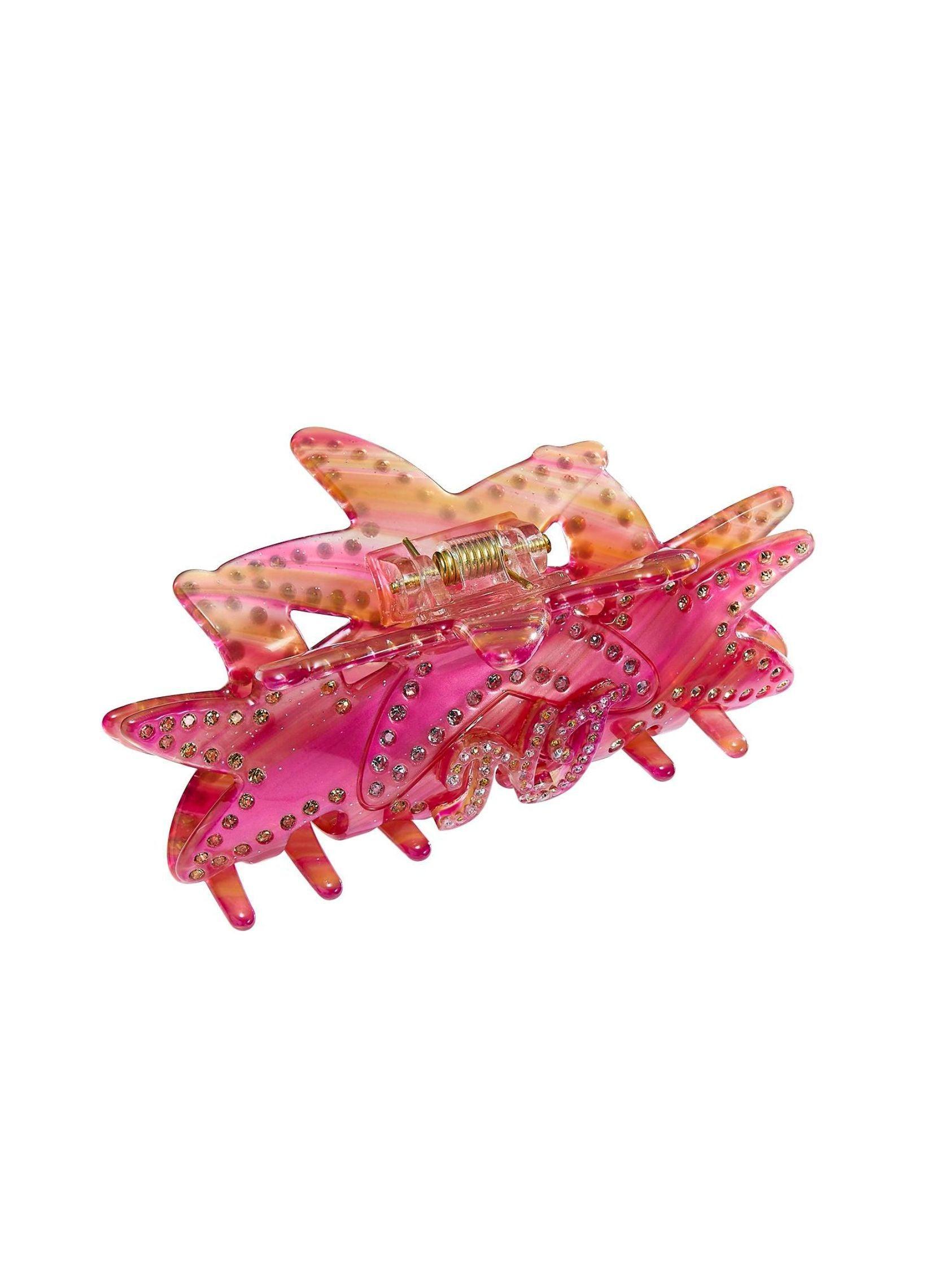 Paulina Crystal Star Claw Clip (Pink) Product Image