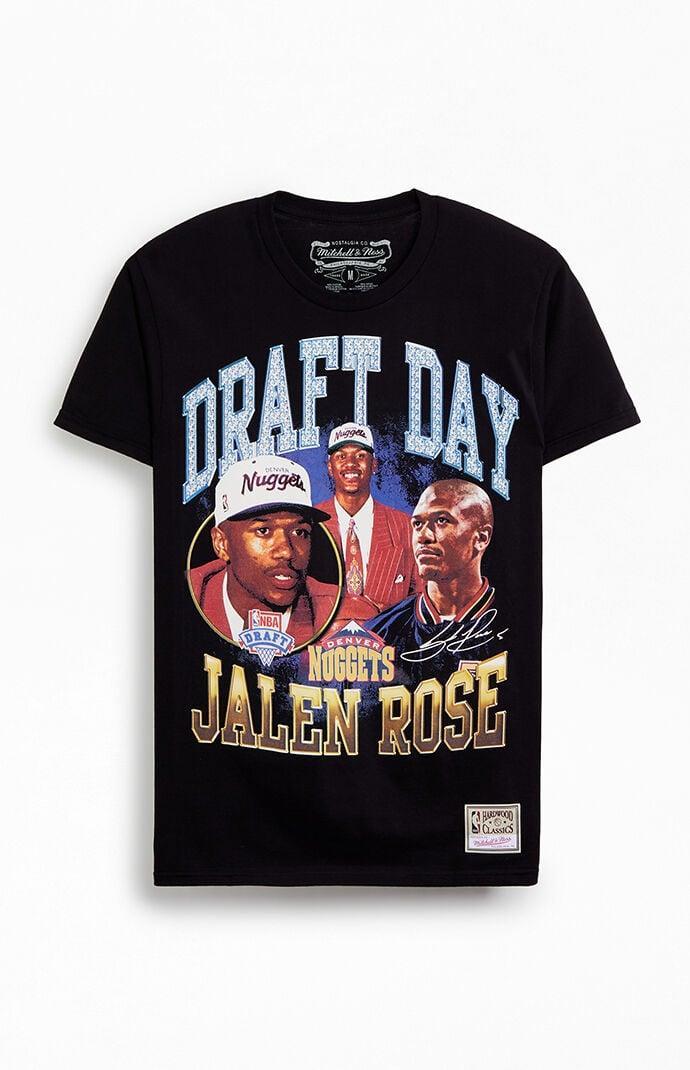 Mitchell & Ness Men's Denver Nuggets Jalen Rose Draft Day T-Shirt Product Image