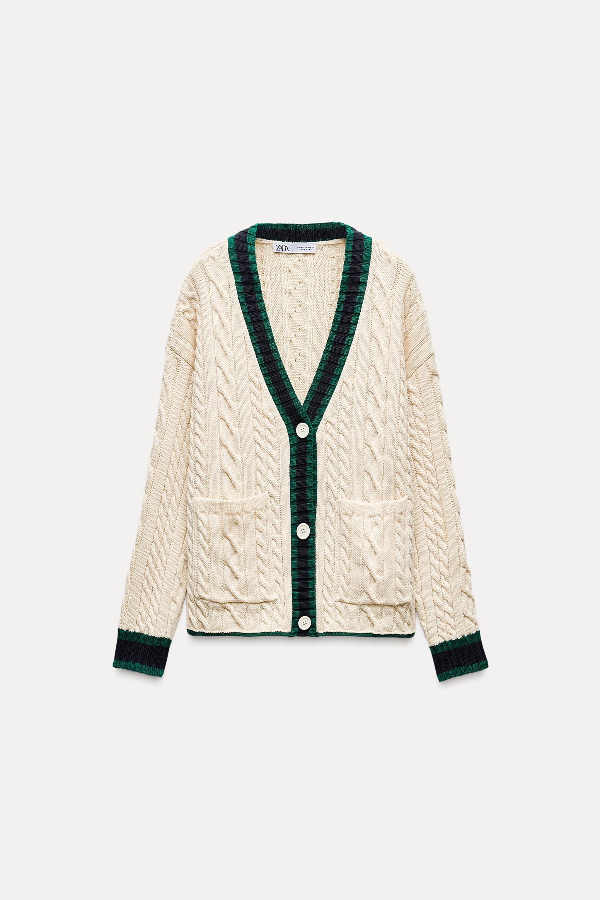 CABLE KNIT CARDIGAN Product Image