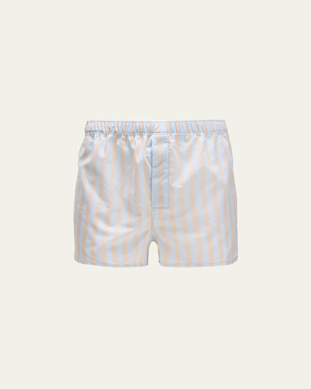 Mens Amalfi 20 Stripe Cotton Boxers Product Image