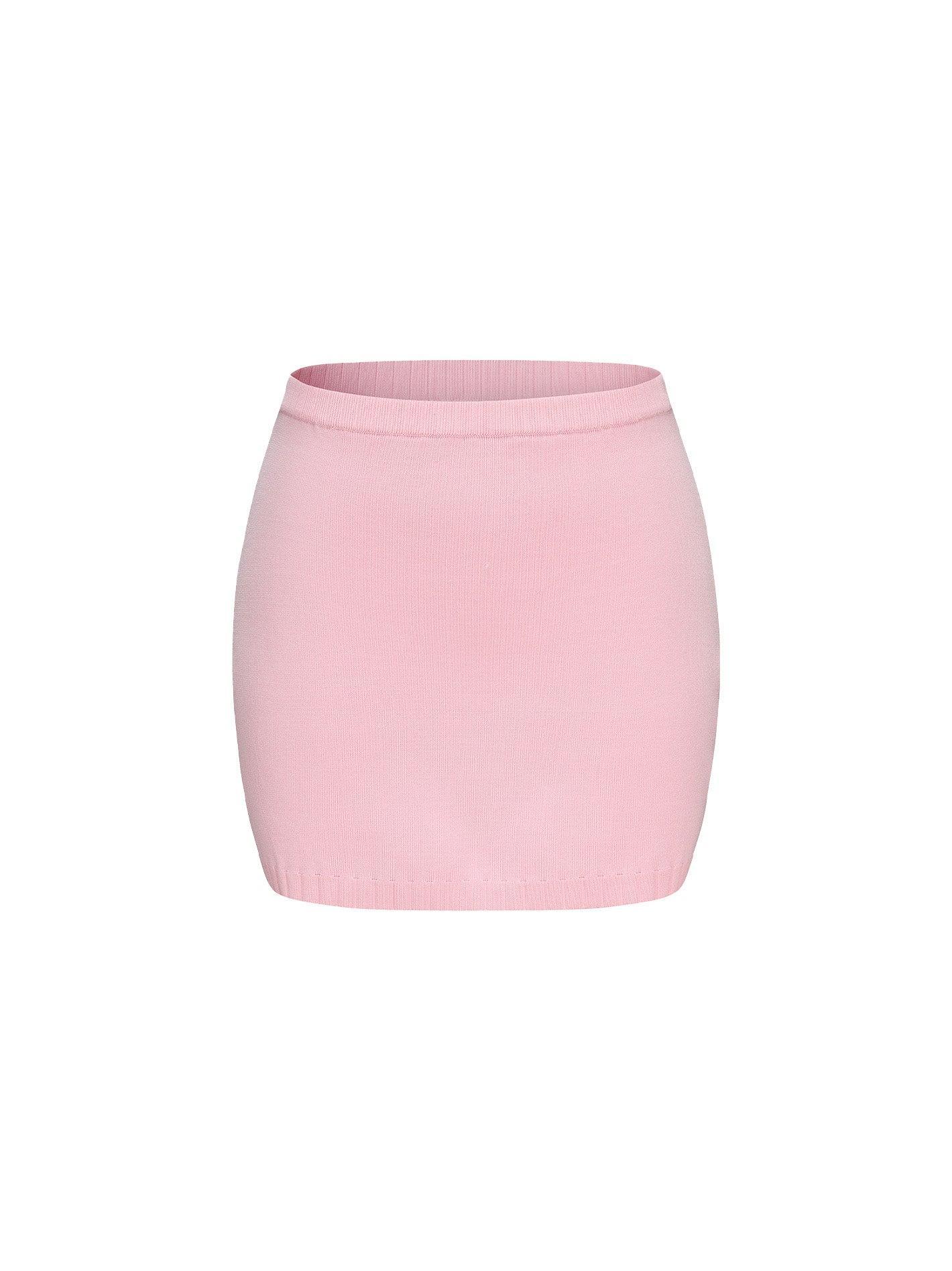 Kennedy Knit Skirt (Pink) Product Image