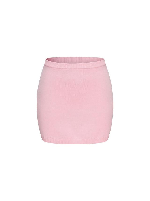 Kennedy Knit Skirt (Pink) Product Image