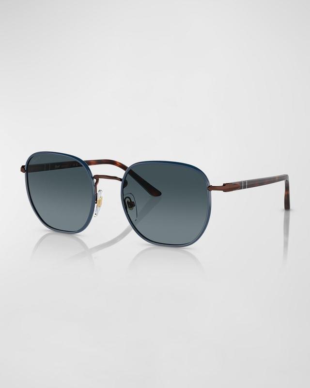 Mens Metal Round Sunglasses Product Image